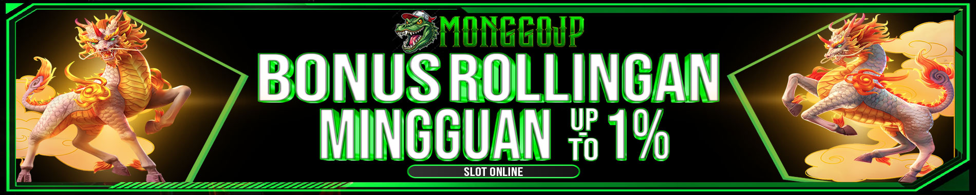 Bonus Rollingan Mingguan Slot Online MonggoJP